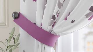 Комплект штор «Ромиронс (розово-сиреневый)» — видео о товаре