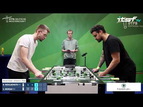 S. Mensah vs N. Wohlgemuth - Herren Einzel - Final - DTFB Deutsche Meisterschaft