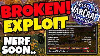 This Gold Farming EXPLOIT Will 100% Get NERFED Soon - Midnight Goldfarm