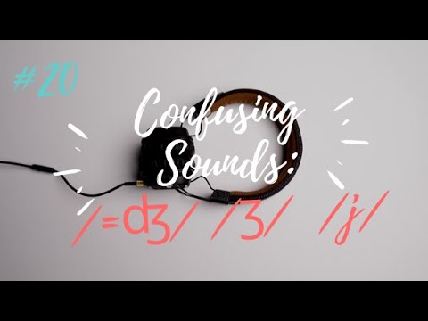 Confusing sound 20: /ʤ/ v. /ʒ/ v. /j/ - 3 Consonant Sounds. Learn English with Julia