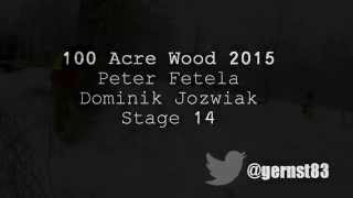 preview picture of video '100 Acre Wood 2015 - Peter Fetela - Dominik Jozwiak - Stage 14'