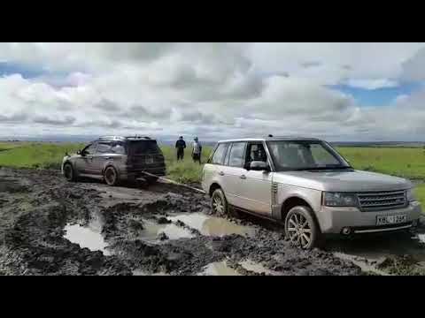 Subaru vs Range  Rover on muddy