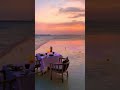 Private Romantic Dinner In Maldives Luxury Vacation Maldives Romantic Luxuryshorts Shorts