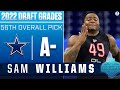 Cowboys take TOUGH DL Sam Williams With No. 56 Pick I 2022 NFL Draft Grades