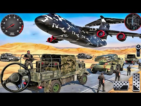 Army Truck Driving Cargo Games - US Offroad Army Truck Driving 3D 2025 - Andriod Gameplay