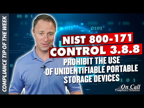 NIST 800-171 Control 3.8.8 - Prohibit the use of unidentifiable portable storage devices