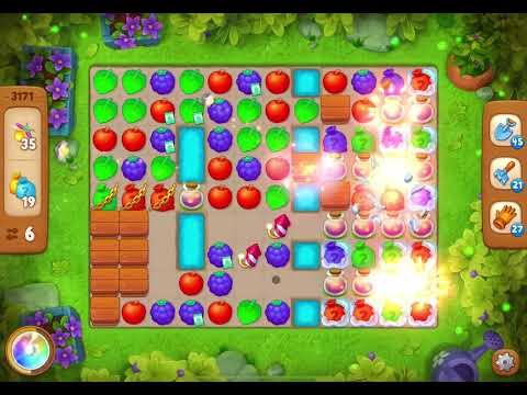 GardenScapes Level 3171 no boosters (11 moves)