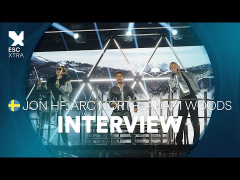 INTERVIEW: Jon Henrik Fjällgren, Arc North & Adam Woods (Melodifestivalen 2023 Final)
