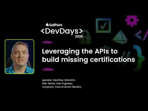 Leveraging the APIs to build missing certifications