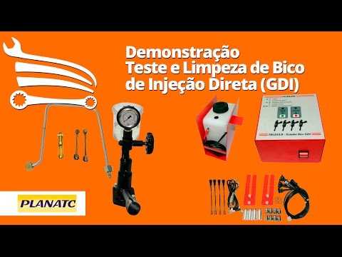 Testador de Bicos Injetores GDI/LB para Máquinas de Limpeza de Bico PLANATC-TB-GDI/LB - Video