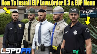 How To Install EUP Law&Order 9.3 & EUP Menu (Emergency Uniforms Pack) GTA 5 #LSPDFR Mods