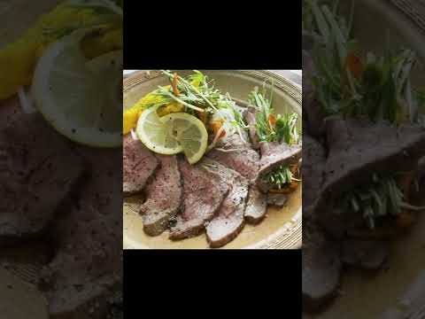 【Fast! Delicious! Leave it!】Roast beef with Japanese...