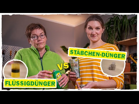 ZIMMERPFLANZEN DÜNGEN: Flüssigdünger oder Düngestäbchen? 🌻