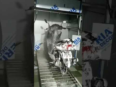 Touch Less Scooty Washing System
