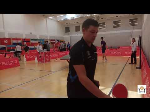 TEQPONG WC2019, SINGLES, SEMI-FINAL - Aleksandr SMIRNOV (Estonia) - Alfredas UDRA (Lithuania)