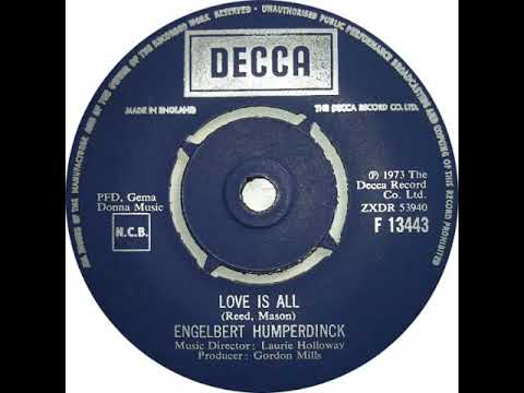 UK New Entry 1973 (204) Engelbert Humperdinck - Love Is All