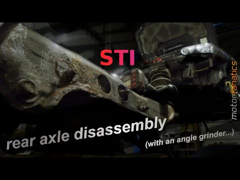 Subaru WRX STi Rusty Rear Axle Disassembly