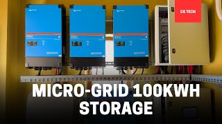 Building a micro-grid: 100kWh DIY Battery + Fronius & Victron Inverters!