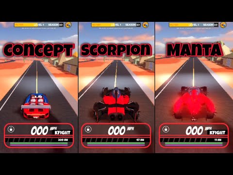 Concept VS Scorpion VS Manta 2024 Fastest Speed Test in Roblox Jailbreak