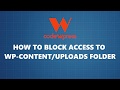 How to block access to wp-content / uploads folder_BWPS How to block access to wp-content / uploads folder_BWPS