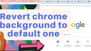 Revert Google Chrome Background Colors to Default
