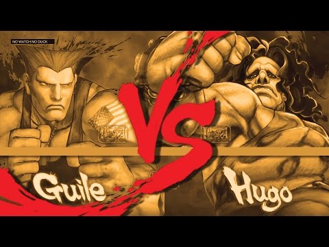 Blue emblem (Guile) vs Kyunzo (Hugo) USF4 ranked match