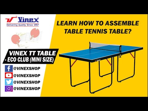 Learn How to Unbox & Install the Vinex Mini Size TT Table