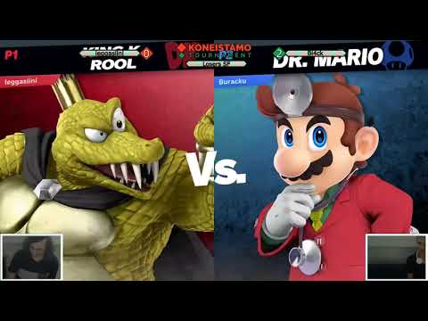 Koneistamo 20 - Ultimate Singles - Losers Semis - Bl4ck(Dr. Mario) vs leggasiini(King K. Rool)