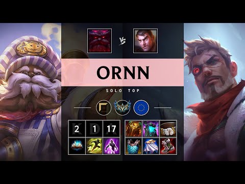 Ornn Top vs Jayce - EUW Challenger Patch 25.14