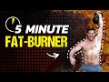5 Minute Single Kettlebell Fat Loss Routine | Follow Along!