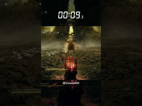 Final Boss in LESS THAN 10 SECONDS, IMPENETRABLE THORNS BUILD, Promised Consort Radahn #eldenringdlc