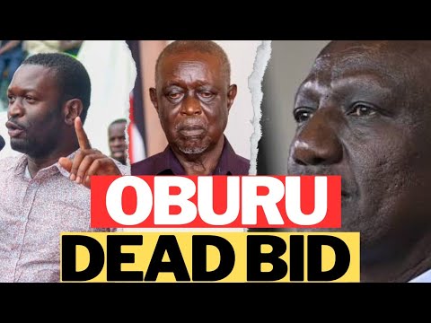 Subdued Ruto FUNDS TIRED Oburu Presidential bid Scared of Daring Sifuna-Winnie CAMP