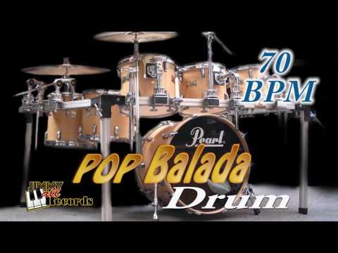 Pop Balada 70 bpm - Drum rhythm in ballad