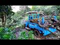 DIY ATV Finished Hauling Firewood With Hai Mit And An Unexpected Flat Tire Ending