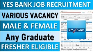Yes Bank Job Recruitment for Phone banking officer 2021 #EmploymentGuruji #Job_Dekho