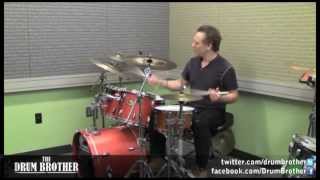 Larry Finn (Berklee Teacher) - 'Applying Rudiments to the Groove' drum tips