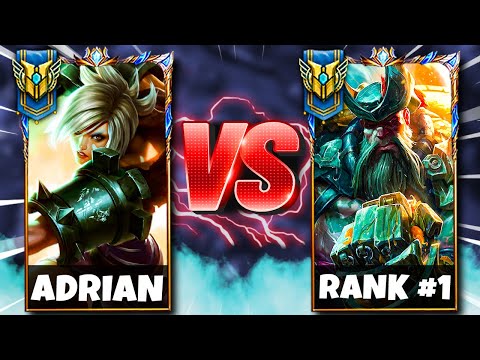RANK 1 Gangplank FACES OFF against Adrian RIven and this happened...