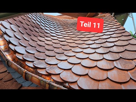 Fledermausgaube in Biberschwanzdeckung  - Teil  11 - Dachdecker aus Sachsen