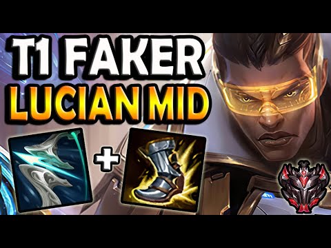 T1 Faker LUCIAN MID vs VIKTOR - Patch 11.3 Ranked Korea ✅