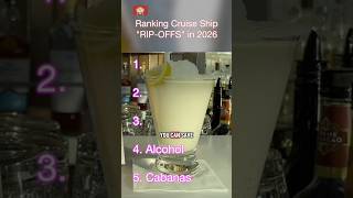 Ranking Cruise Ship Rip-Offs in 2026 #shorts #cruise #cruiseline