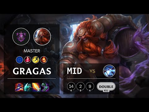 Gragas Mid vs Xerath - EUW Master Patch 10.24