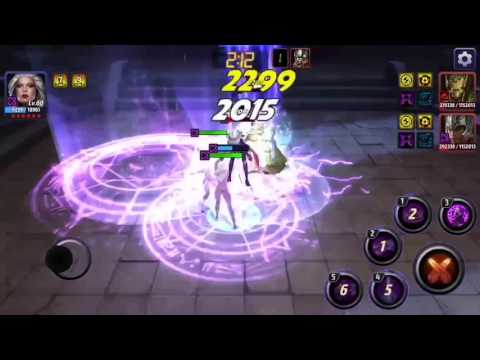 Marvel Future Fight- Shadowland Floor 20 Solo - Clea vs Thor Lightning Relay