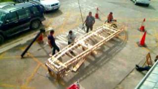 preview picture of video 'Time Lapse of Kilkee Boat Club Building a Currach'