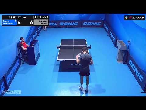 15:30 Denys Shcherbak - Vladyslav Kaluhin 05.10.2023 TT Euro.Cup Ukraine Star. TABLE 3