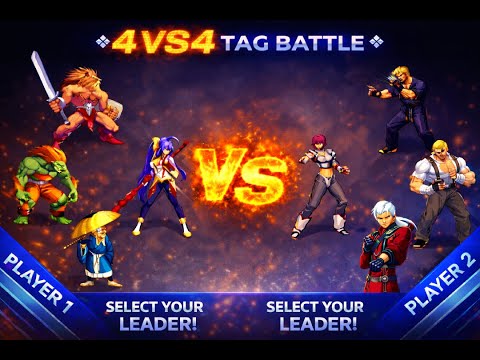 INSANE 4v4 TAG BATTLE | Random Fighters Clash