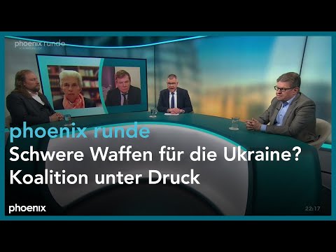phoenix runde. Schwere Waffen für die Ukraine? – Koalition unter Druck