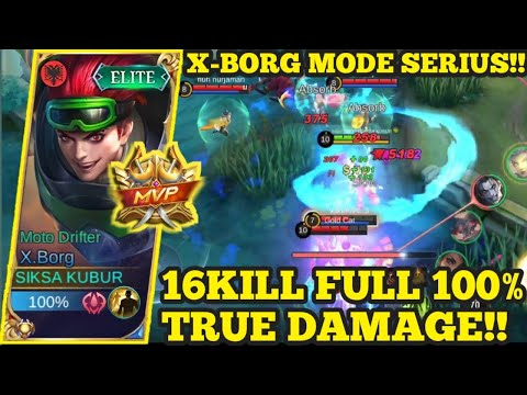 SANGAT BRUTAL!! MARKIBAN MARI KITA BANTAI!! | BUILD X-BORG TERSAKIT 2022 |GAMEPLAY X-BORG TOP GLOBAL