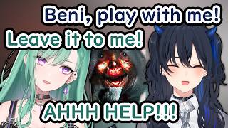Only Beni Accepted Uruha's Invitation to Play a Horror Game... and Instantly Regretted It【VSPO!】