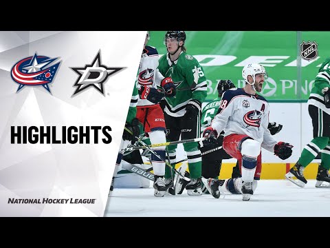 Blue Jackets @ Stars 3/4/21 | NHL Highlights
