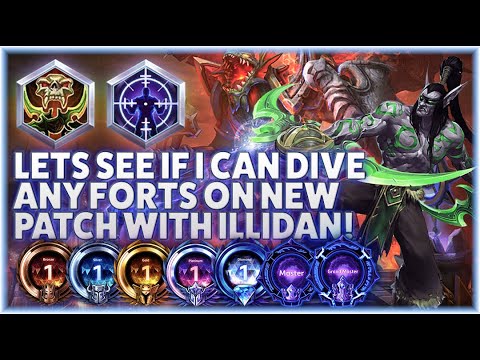 Illidan Hunt - LETS SEE IF I CAN DIVE ANY FORTS ON NEW PATCH WITH ILLIDAN! - B2GM Season 2 2025